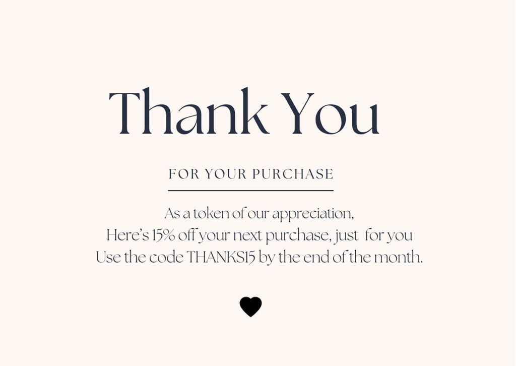 Give Post-Purchase Discounts