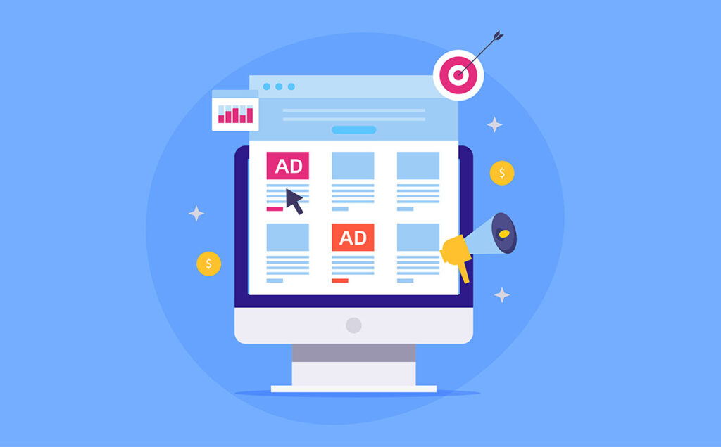 Native advertising display on website content, higher interactio