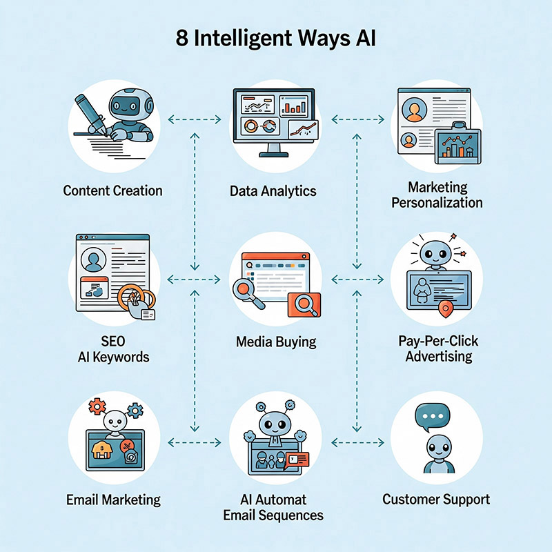 Smart Ways To Use AI For Digital Marketing