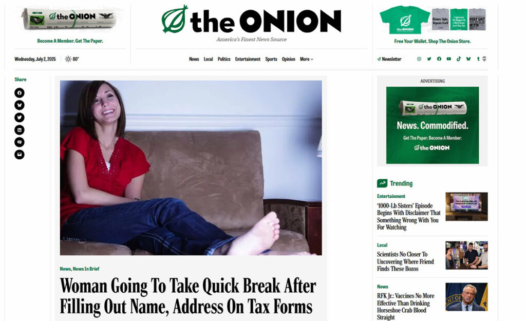 Woman Going to Take Quick Break After Filling Out Name, Address on Tax Forms